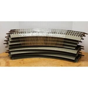 Lionel fastrack 4-30", 2- 10"‎ & 8-036 Curved Sections Used Surface Rust